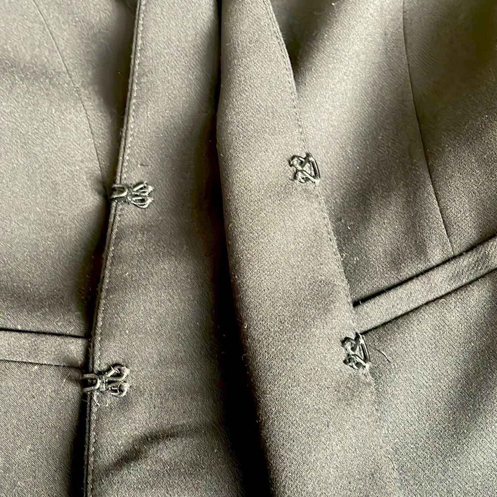 Zara Basic Collection Blazer Uncollared Hook & Ri… - image 8